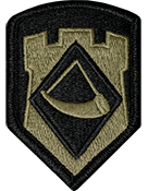 111th Engineer Brigade OCP Scorpion Shoulder Patch With Velcro 